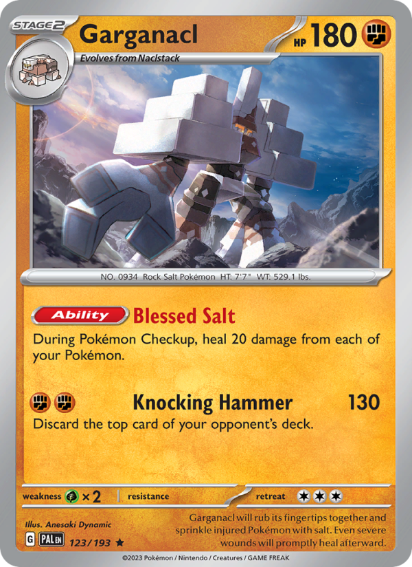 Garganacl - Pokémon TCG Card