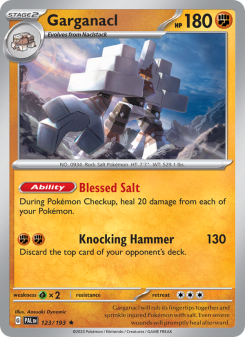 Garganacl - pokemon TCG Card