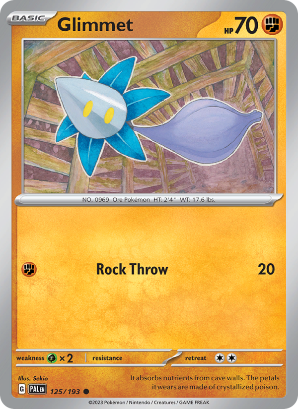 Glimmet - Pokémon TCG Card