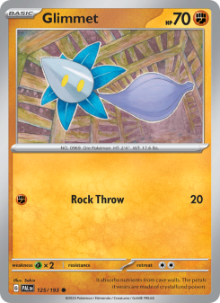 Glimmet - pokemon TCG Card