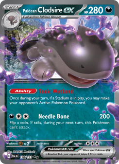 Paldean Clodsire ex - pokemon TCG Card
