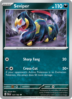 Seviper - pokemon TCG Card