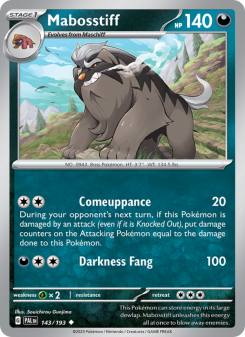 Mabosstiff - pokemon TCG Card