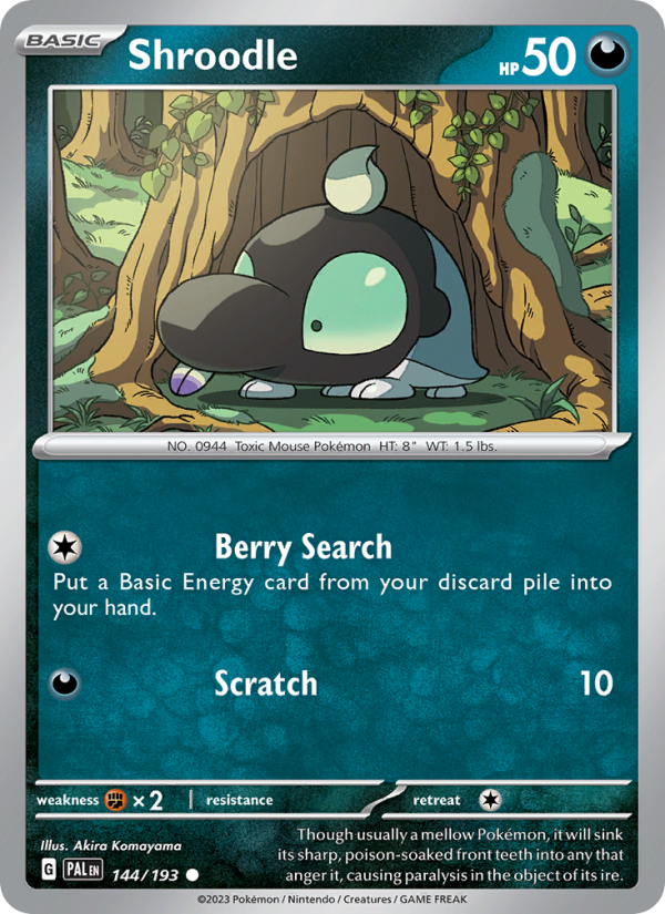 Shroodle - Pokémon TCG Card