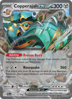 Copperajah ex - pokemon TCG Card