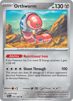 Orthworm - pokemon TCG Card