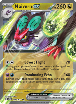 Noivern ex - pokemon TCG Card