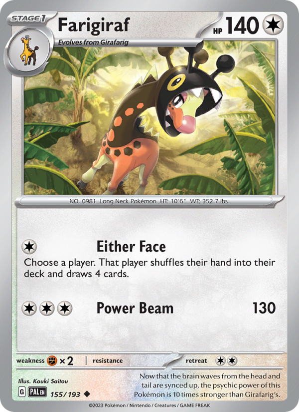Farigiraf - Pokémon TCG Card