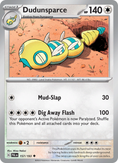 Dudunsparce - pokemon TCG Card