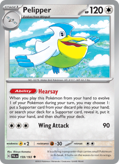 Pelipper - pokemon TCG Card