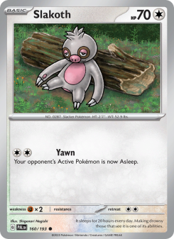 Slakoth - pokemon TCG Card