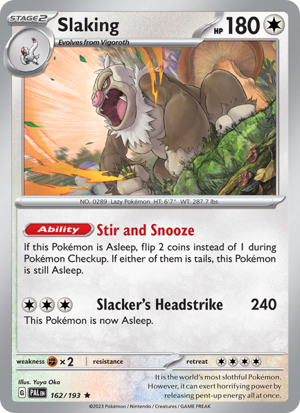 Slaking - Pokémon TCG Card