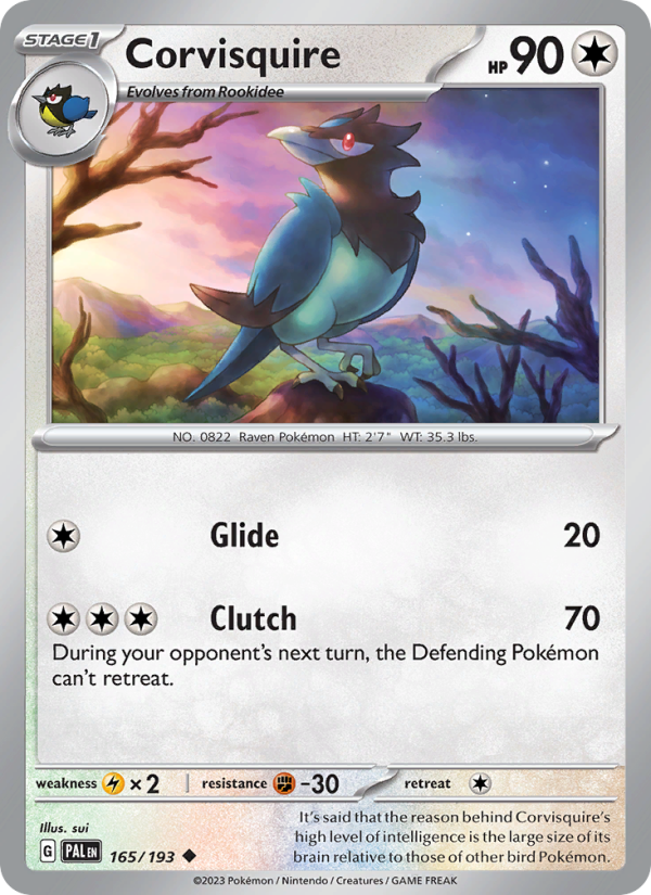 Corvisquire - Pokémon TCG Card