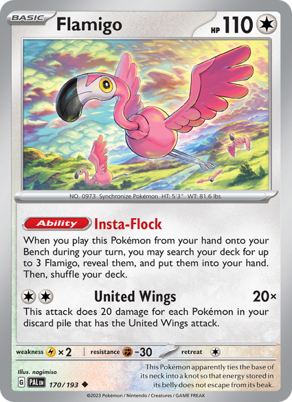 Flamigo - Pokémon TCG Card