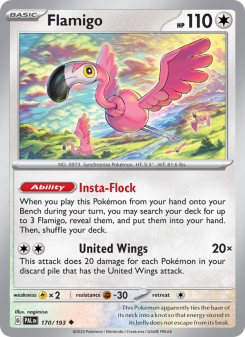 Flamigo - pokemon TCG Card