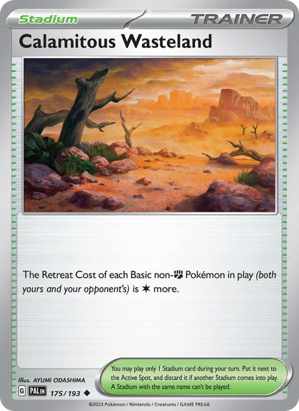 Calamitous Wasteland - Pokémon TCG Card