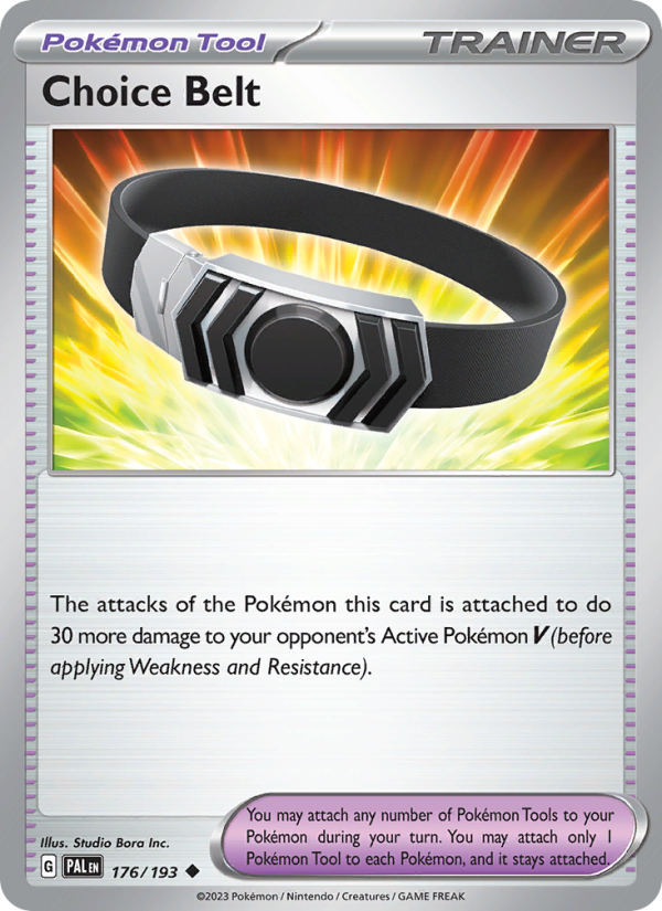 Choice Belt - Pokémon TCG Card