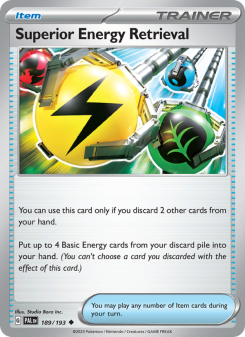 Superior Energy Retrieval - pokemon TCG Card