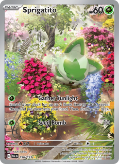 Sprigatito - pokemon TCG Card
