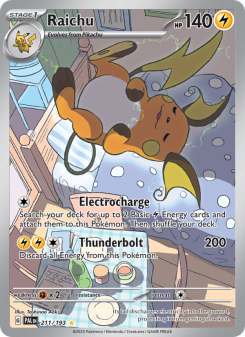 Raichu - pokemon TCG Card