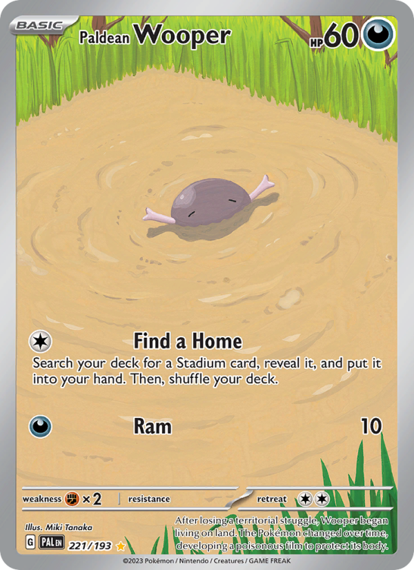 Paldean Wooper - Pokémon TCG Card