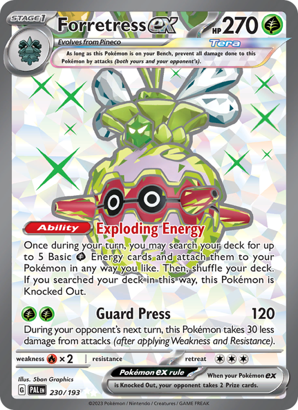 Forretress ex - Pokémon TCG Card