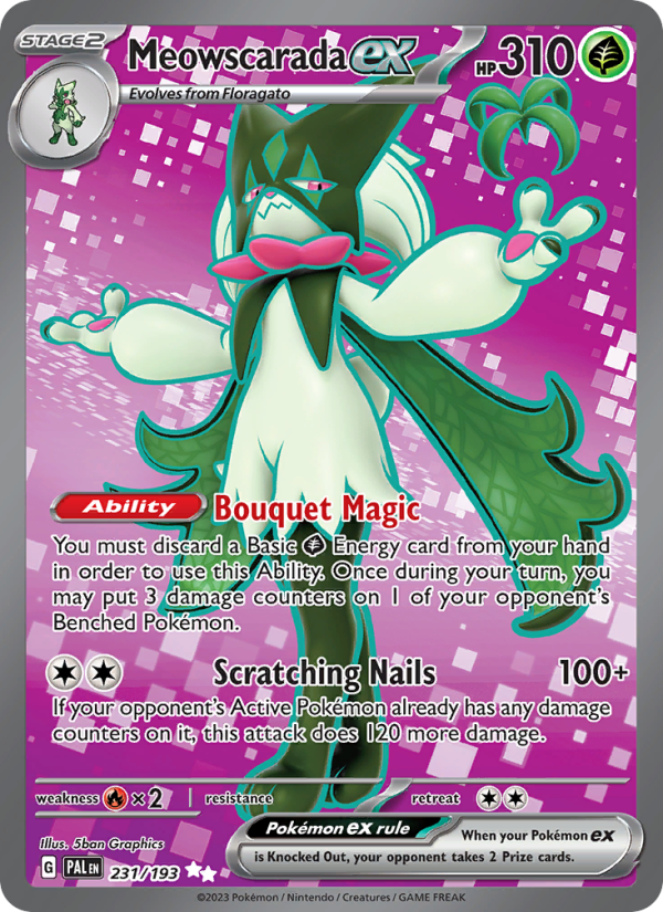 Meowscarada ex - Pokémon TCG Card