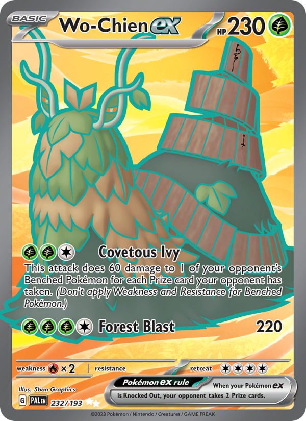 Wo-Chien ex - Pokémon TCG Card