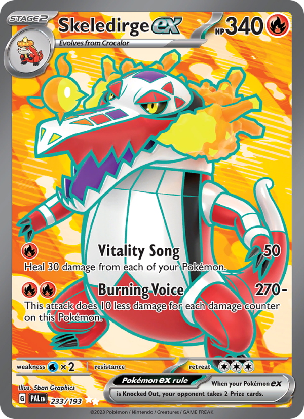 Skeledirge ex - Pokémon TCG Card