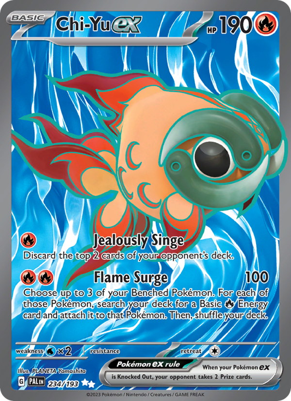 Chi-Yu ex - Pokémon TCG Card