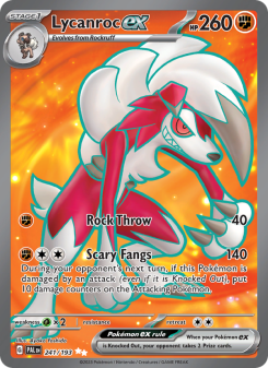 Lycanroc ex - pokemon TCG Card