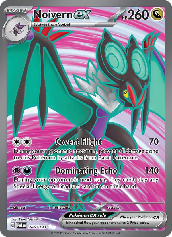 Noivern ex - Pokémon TCG Card