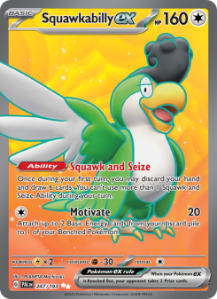 Squawkabilly ex - pokemon TCG Card