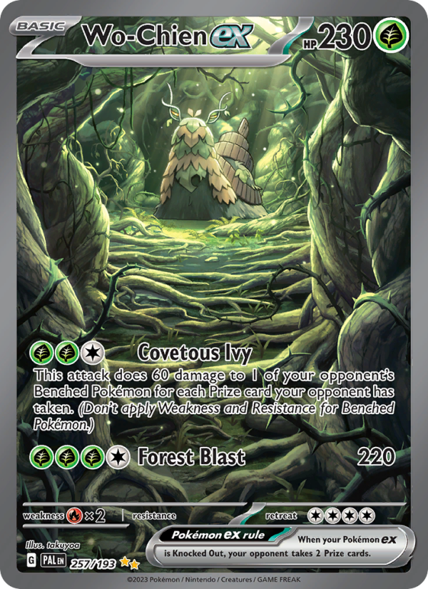 Wo-Chien ex - Pokémon TCG Card