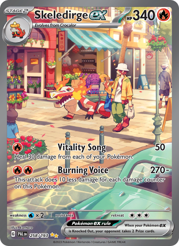 Skeledirge ex - Pokémon TCG Card
