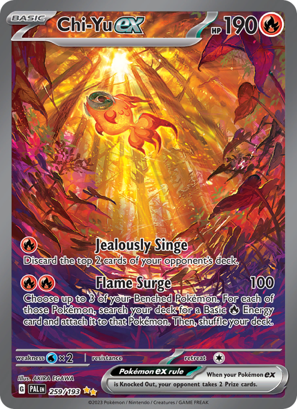 Chi-Yu ex - Pokémon TCG Card