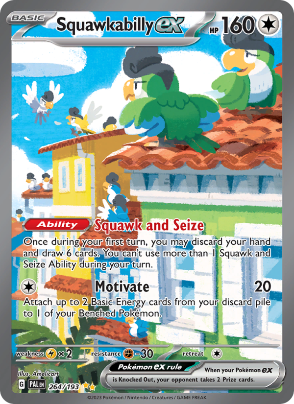 Squawkabilly ex - Pokémon TCG Card