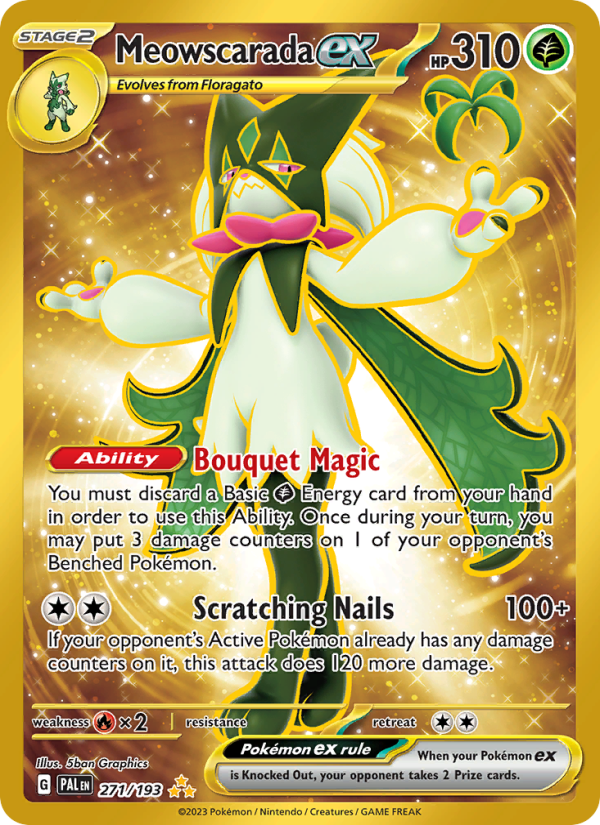 Meowscarada ex - Pokémon TCG Card