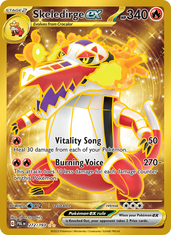 Skeledirge ex - Pokémon TCG Card