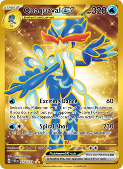 Quaquaval ex - pokemon TCG Card