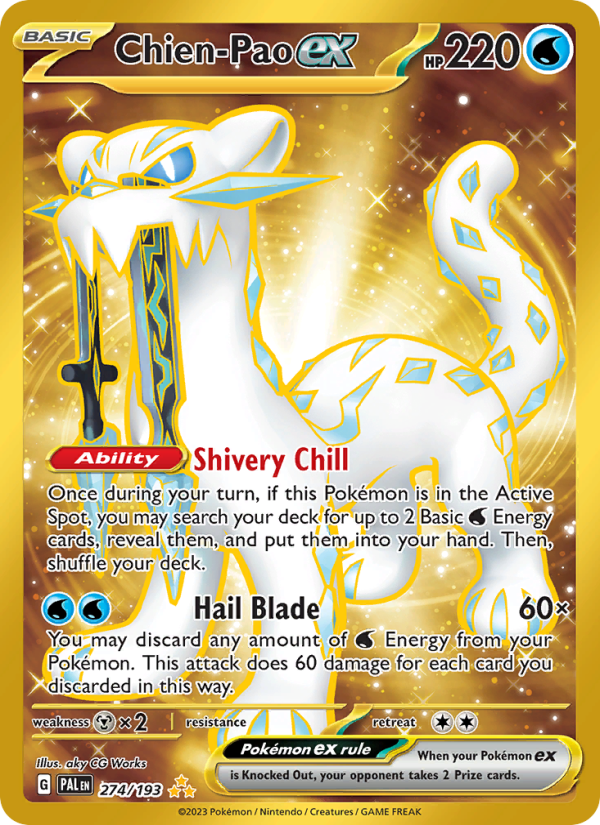 Chien-Pao ex - Pokémon TCG Card