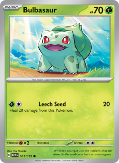 Bulbasaur - pokemon TCG Card