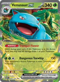 Venusaur ex - pokemon TCG Card