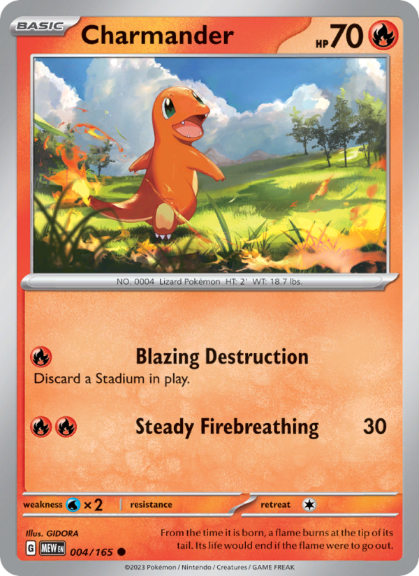 Charmander - Pokémon TCG Card