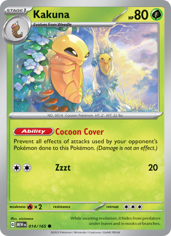 Kakuna - Pokémon TCG Card