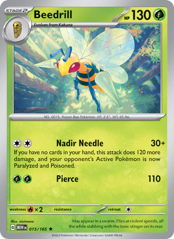 Beedrill - Pokémon TCG Card