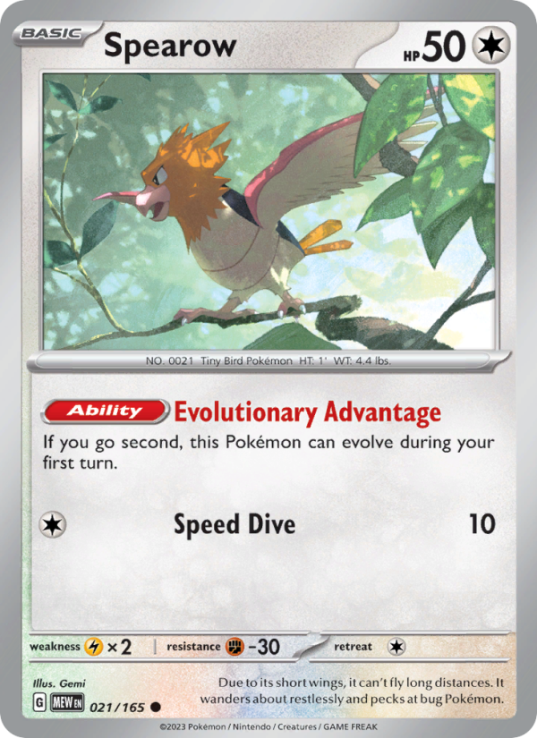 Spearow - Pokémon TCG Card