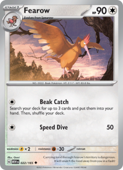 Fearow - pokemon TCG Card