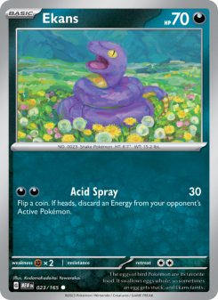 Ekans - pokemon TCG Card