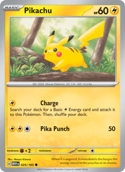 Pikachu - pokemon TCG Card